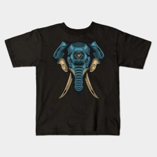 Elephant Head Kids T-Shirt